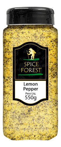Lemon Pepper (Limão e Pimenta) 550g Spice Forest - Sabor Cítrico e Picante