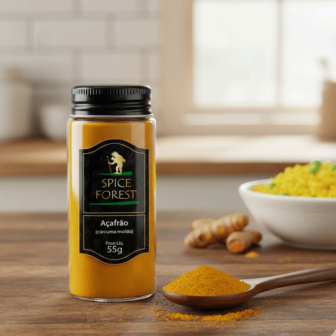 Açafrão da Terra 55g - Cúrcuma moida em Pó