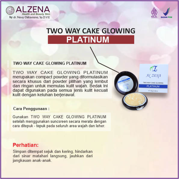 Two Way Cake Glowing Platinum