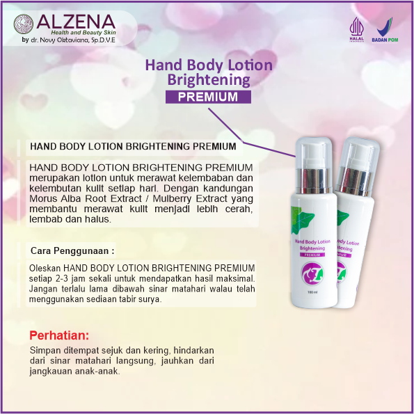Hand Body Lotion Brightening Premium