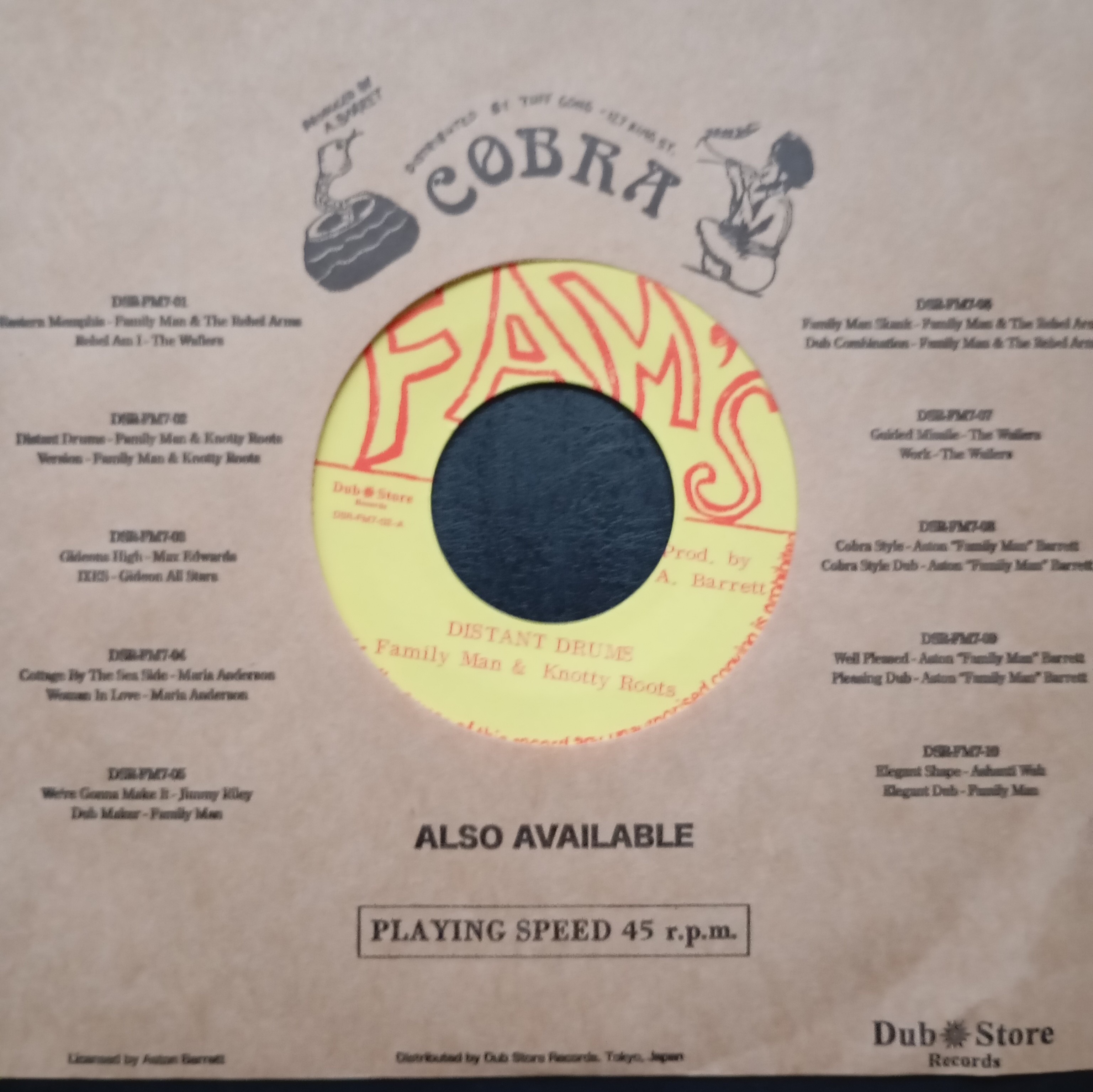 Family Man & Knotty Roots – Distant Drums / Version