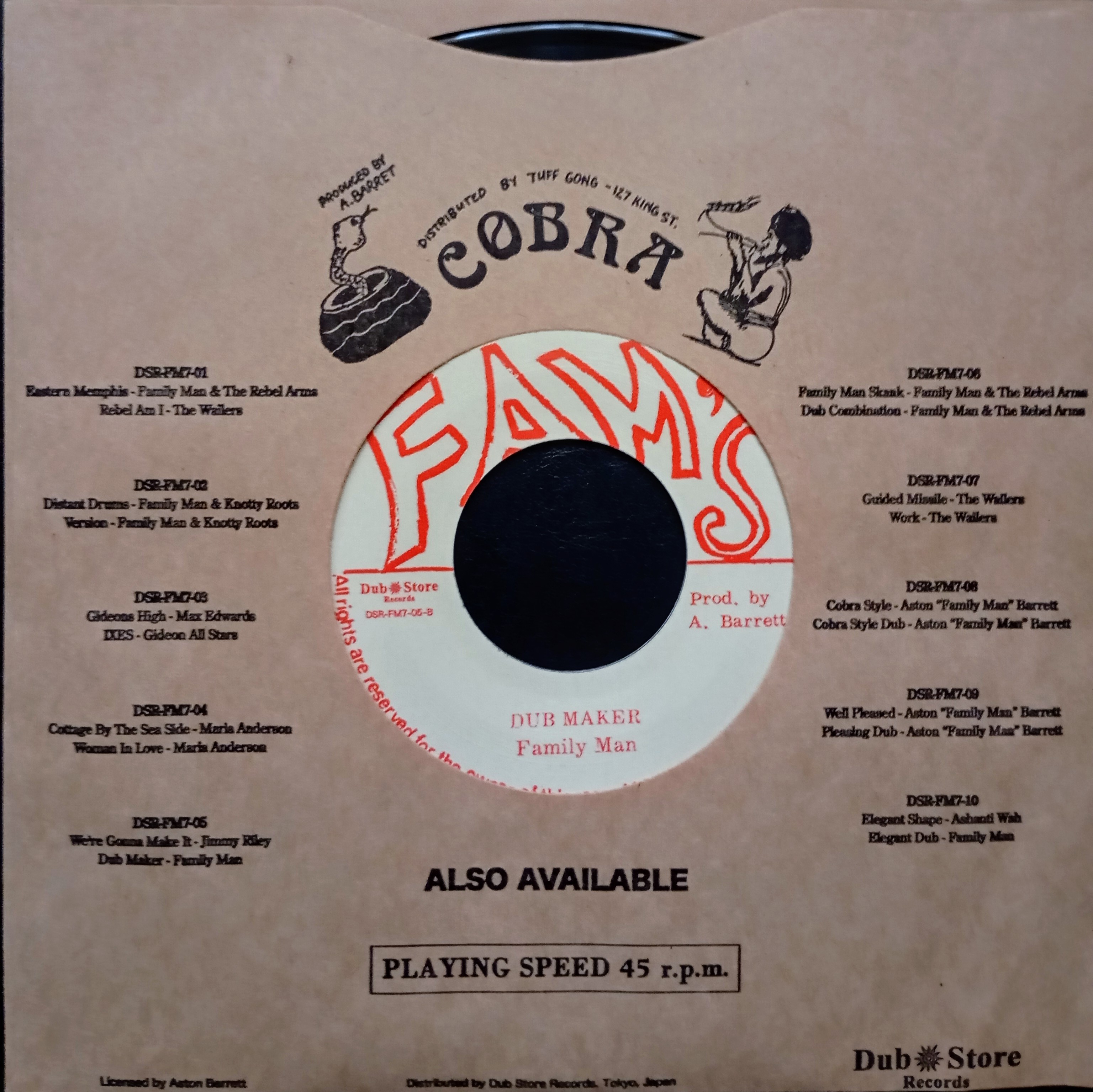 Jimmy Riley - We're Gonna Make It / Family Man - Dub Maker