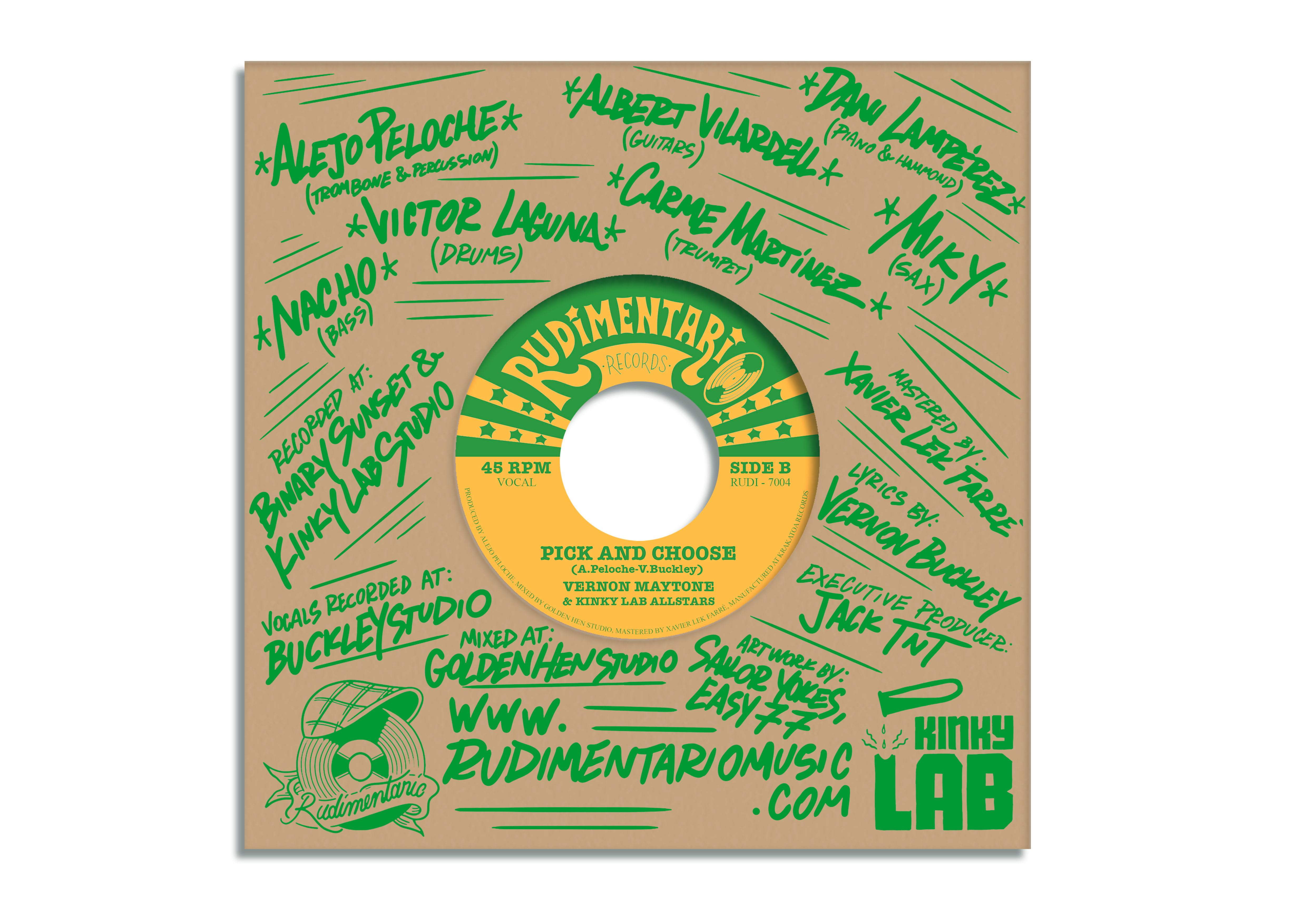 Vernon Maytone & Kinky Lab All Stars – Rough Time / Pick & Choose