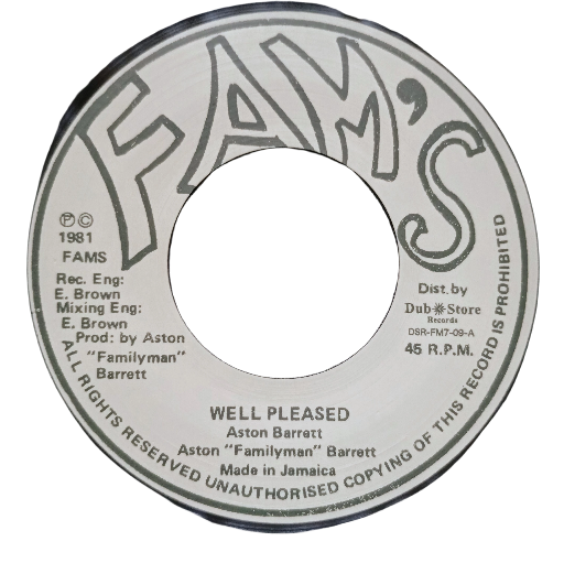 Aston "Family Man" Barrett – Well Pleased / Pleasing Dub