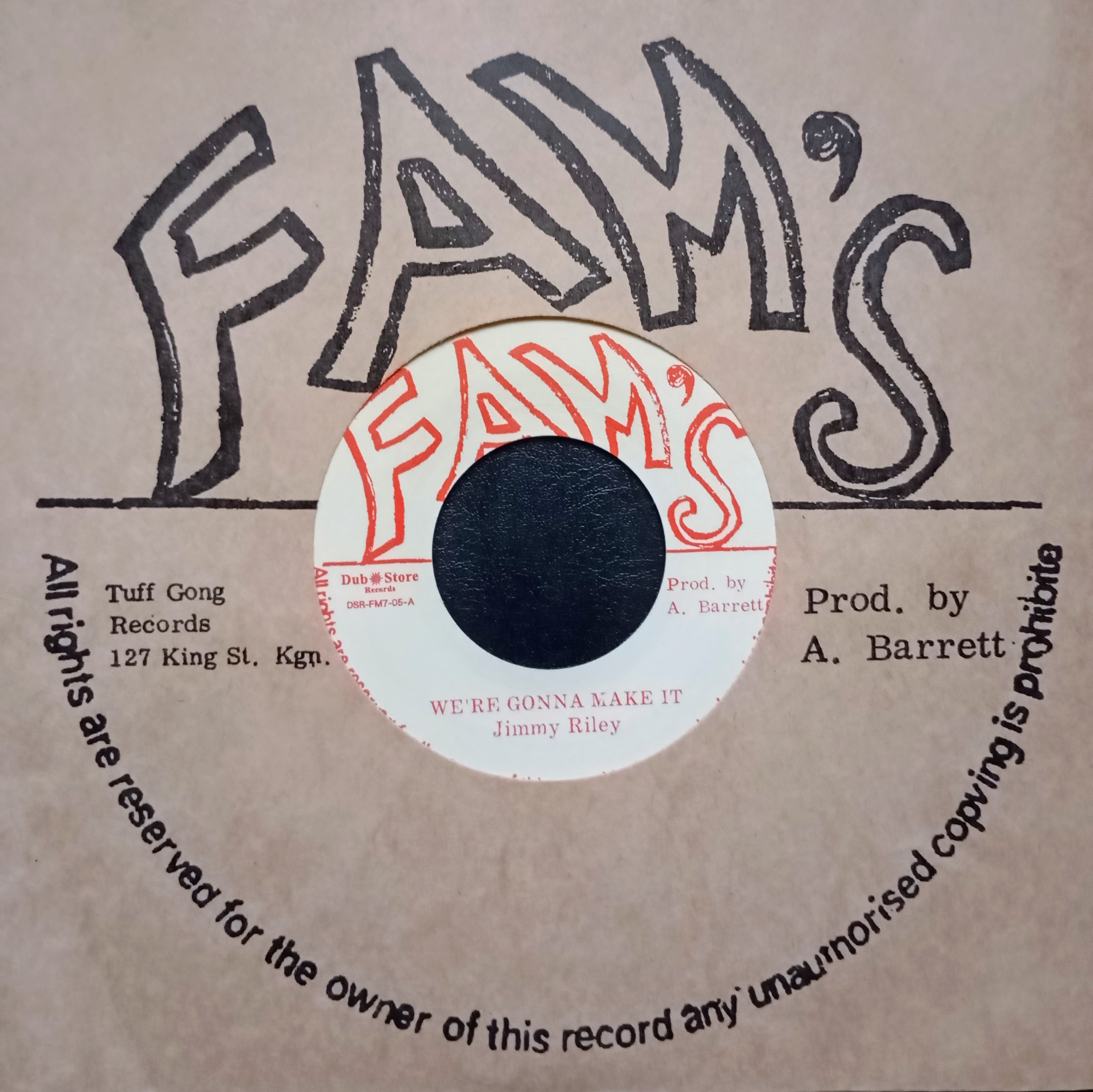 Jimmy Riley - We're Gonna Make It / Family Man - Dub Maker