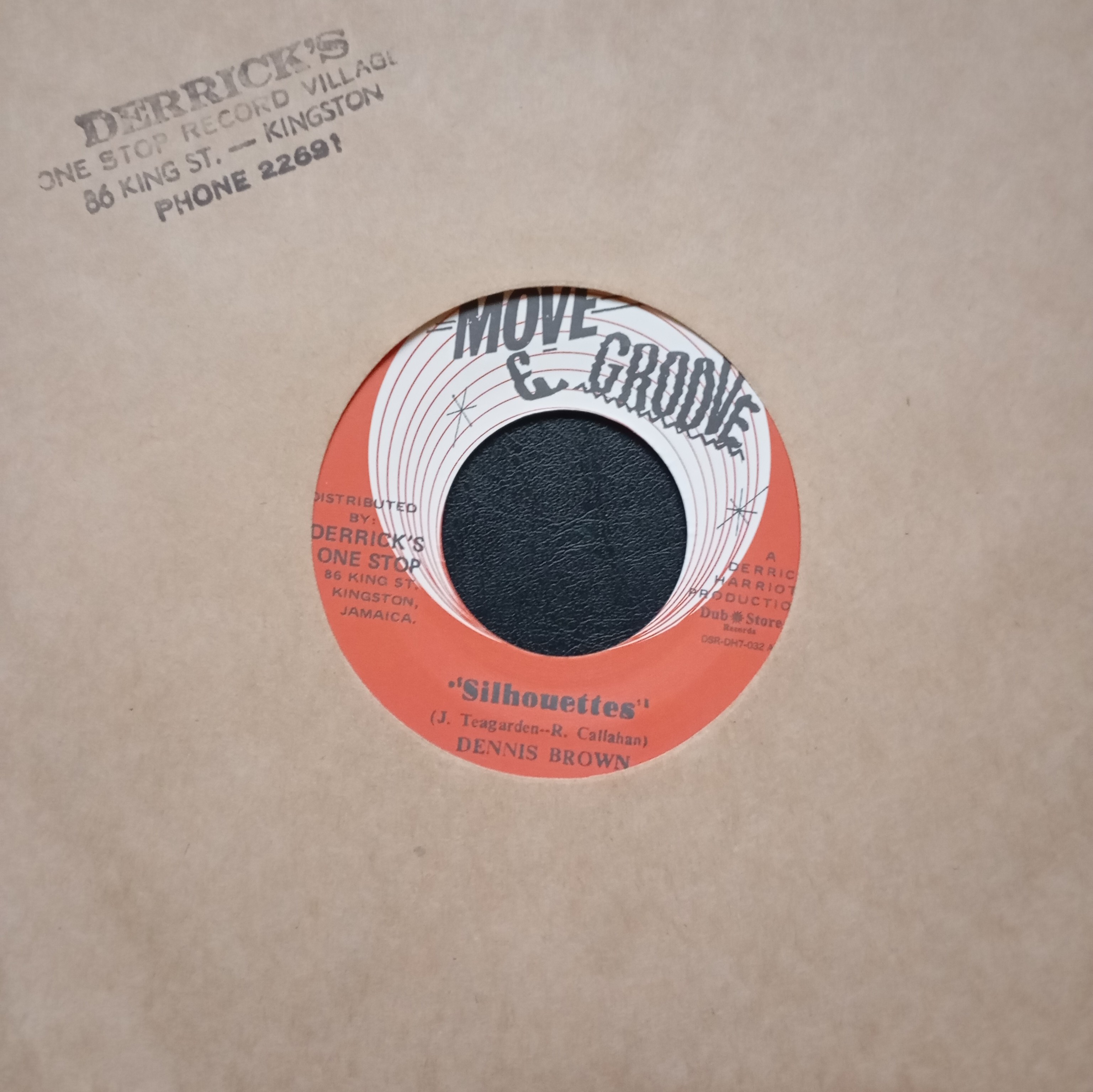  Dennis Brown - Silhouettes  / Augustus Pablo, Crystalites  -  Bass & Drum Version 