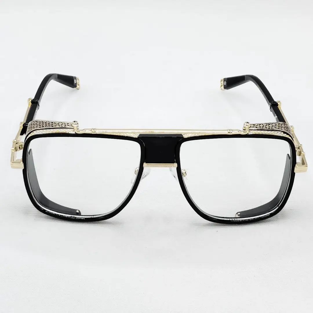 Fronxx Oversized Matte Clear Sunglasses - Model: E-1