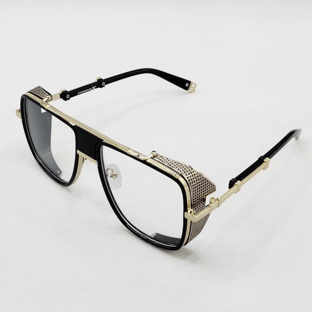 Fronxx Oversized Matte Clear Sunglasses - Model: E-1