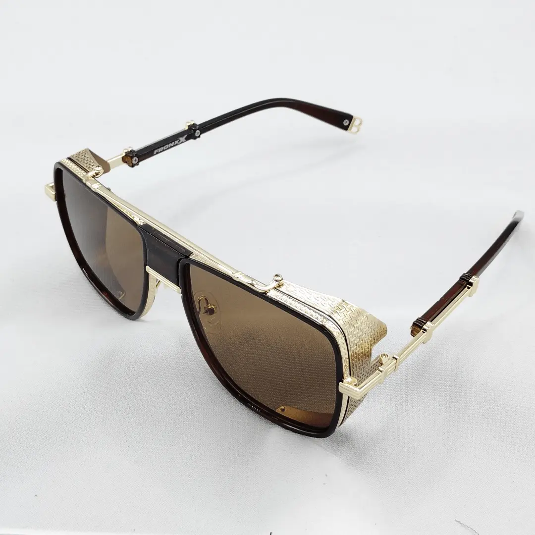 Fronxx Oversized Dark Brown Sunglasses - Model: E-4