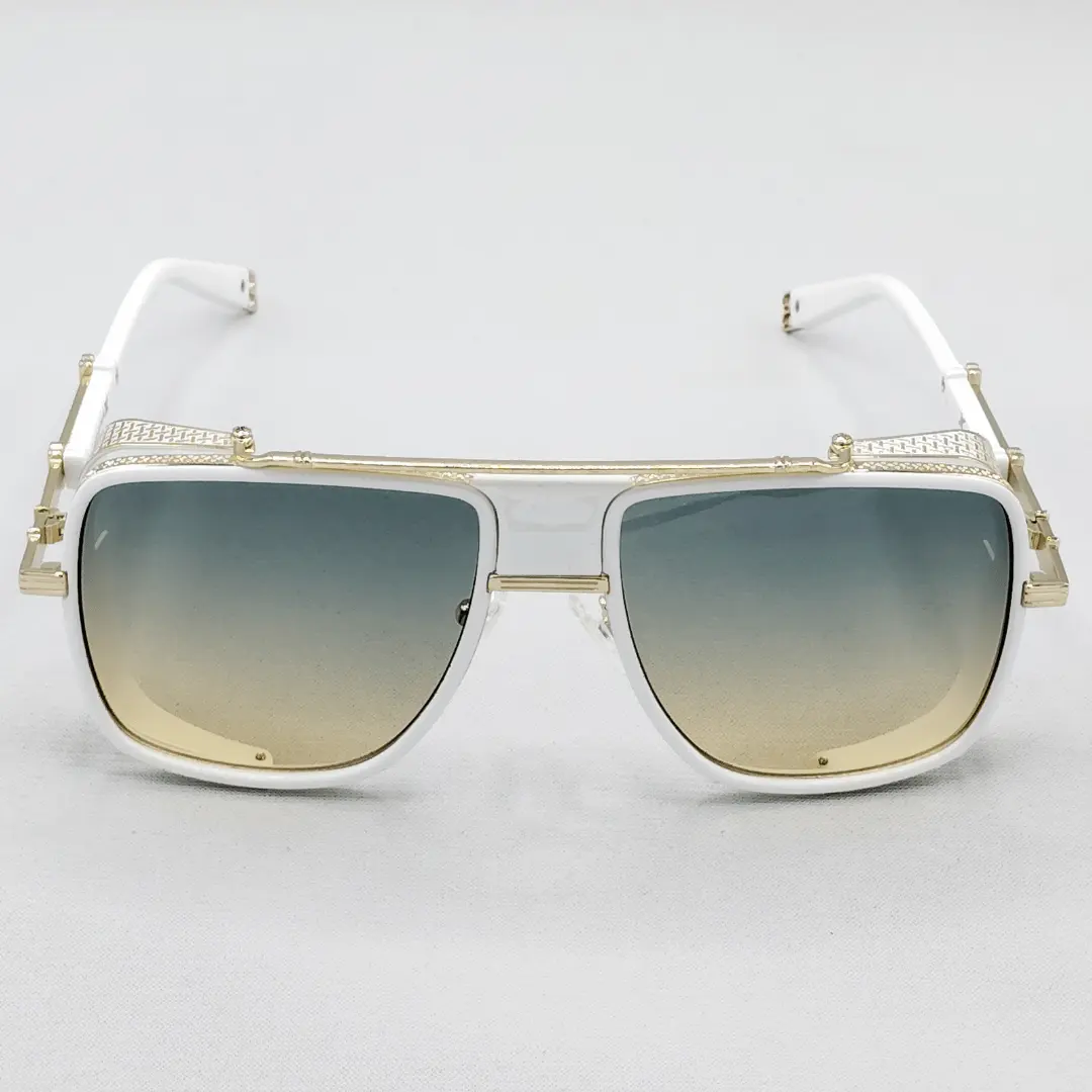 Fronxx Oversized Ocean White Sunglass - Model: E-3