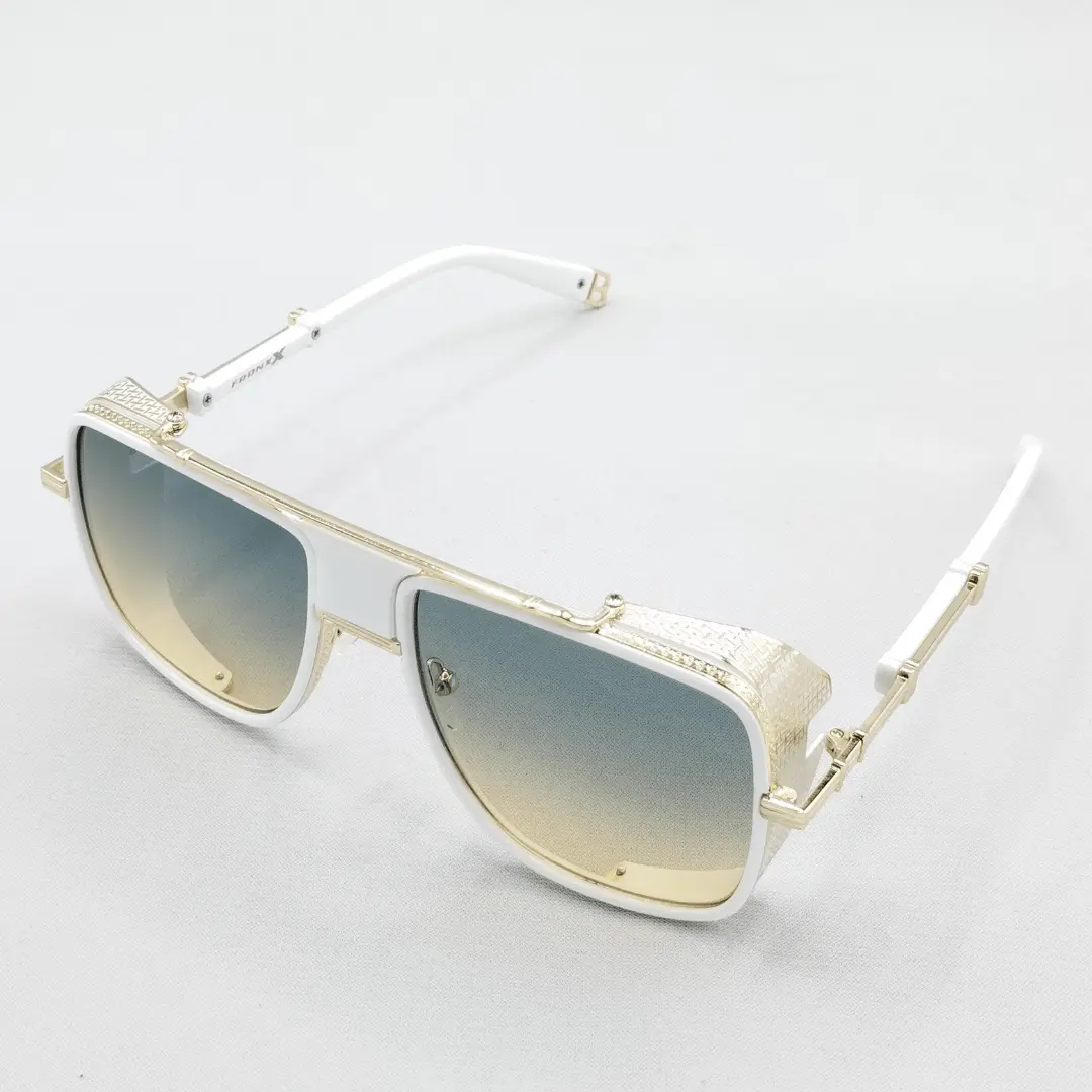 Fronxx Oversized Ocean White Sunglass - Model: E-3