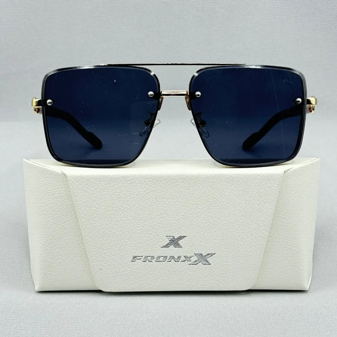 Fronxx Squared Matte Brown Sunglasses - Model: C-1