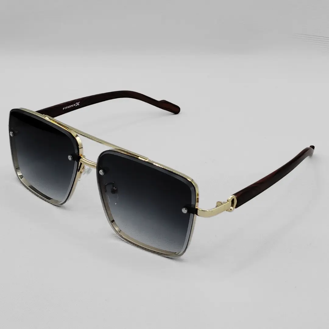 Fronxx Squared Black Sunglasses - Model: C-2