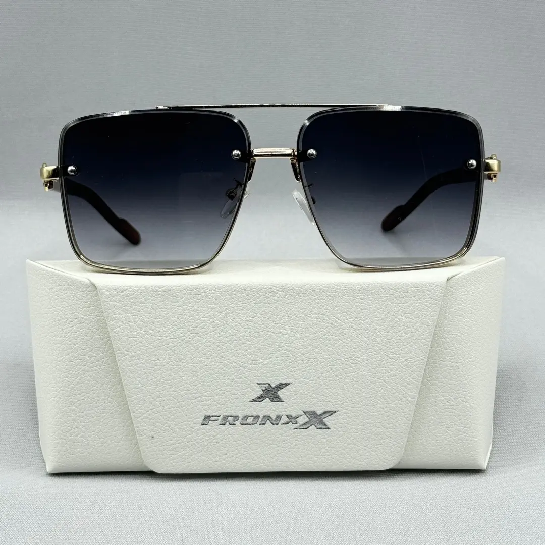 Fronxx Squared Black Sunglasses - Model: C-2