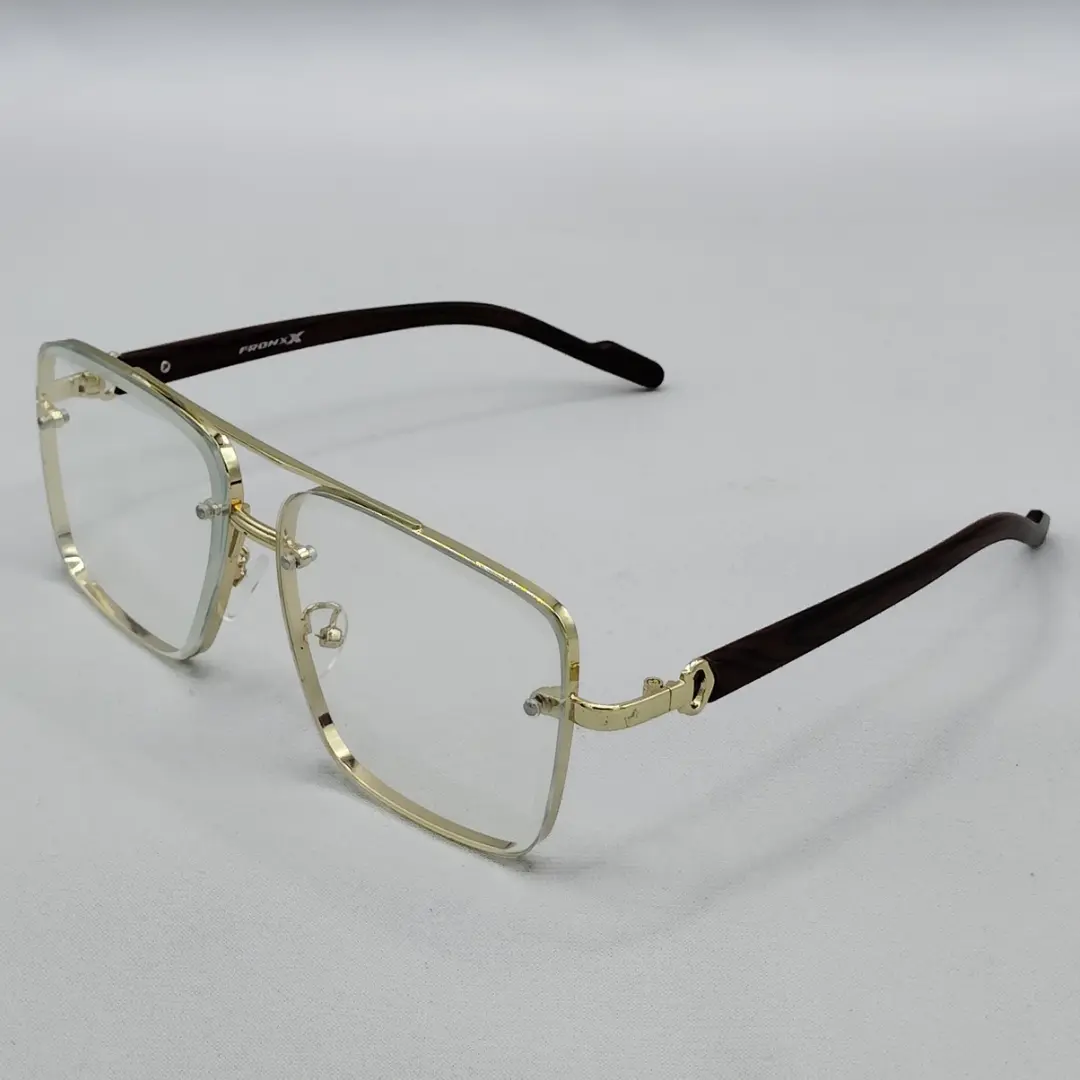 Fronxx Squared Clear Sunglasses - Model: C-3
