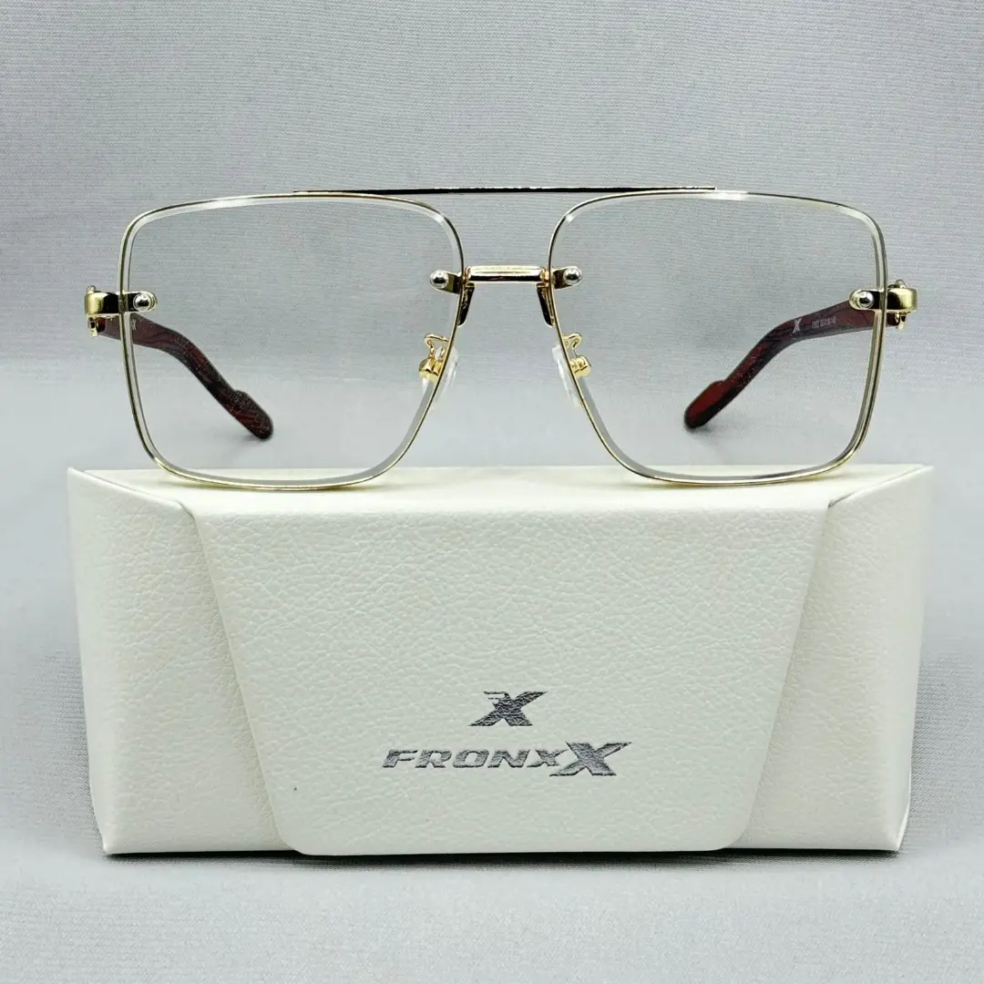 Fronxx Squared Clear Sunglasses - Model: C-3