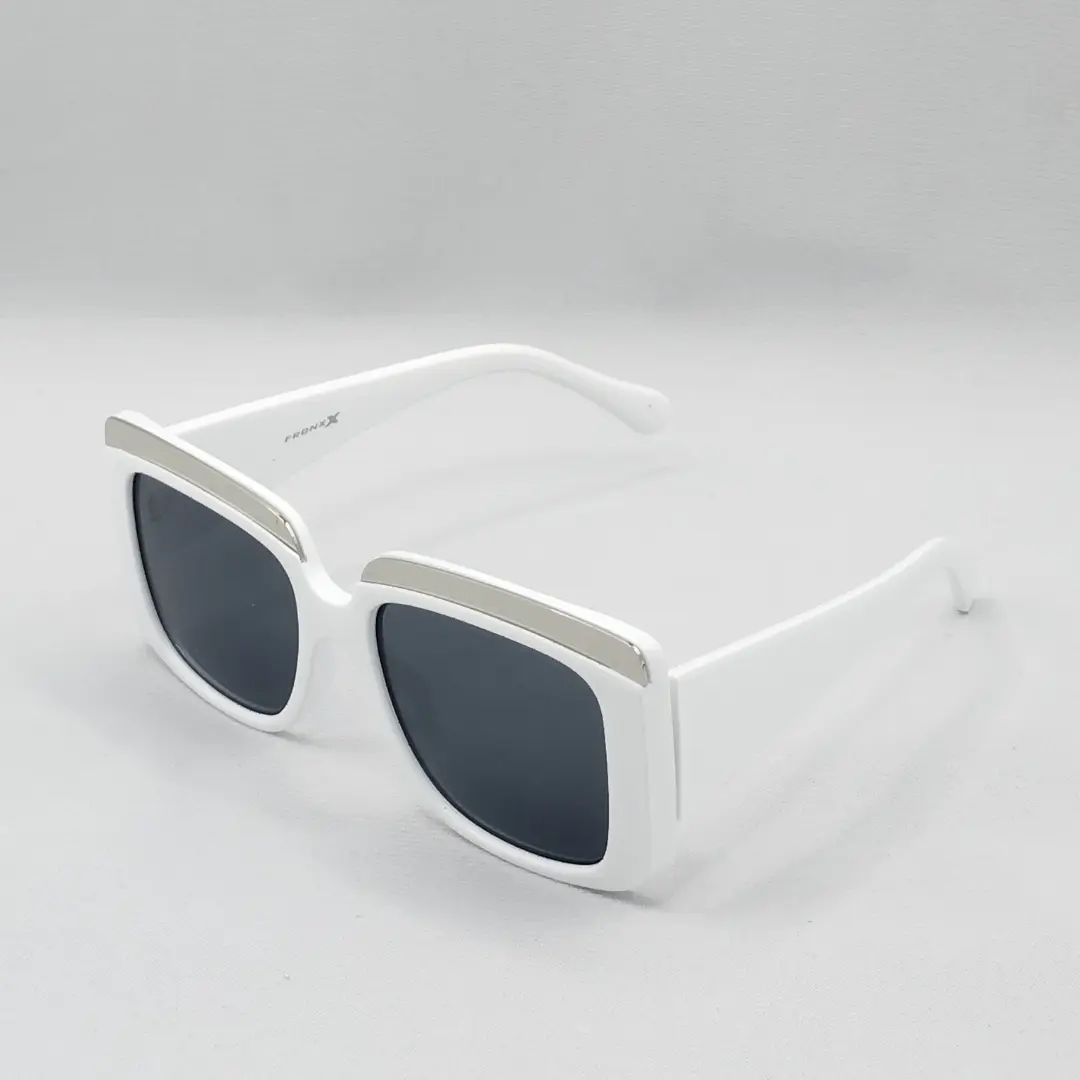 Fronxx Oversized White Sunglasses - Model: F-5