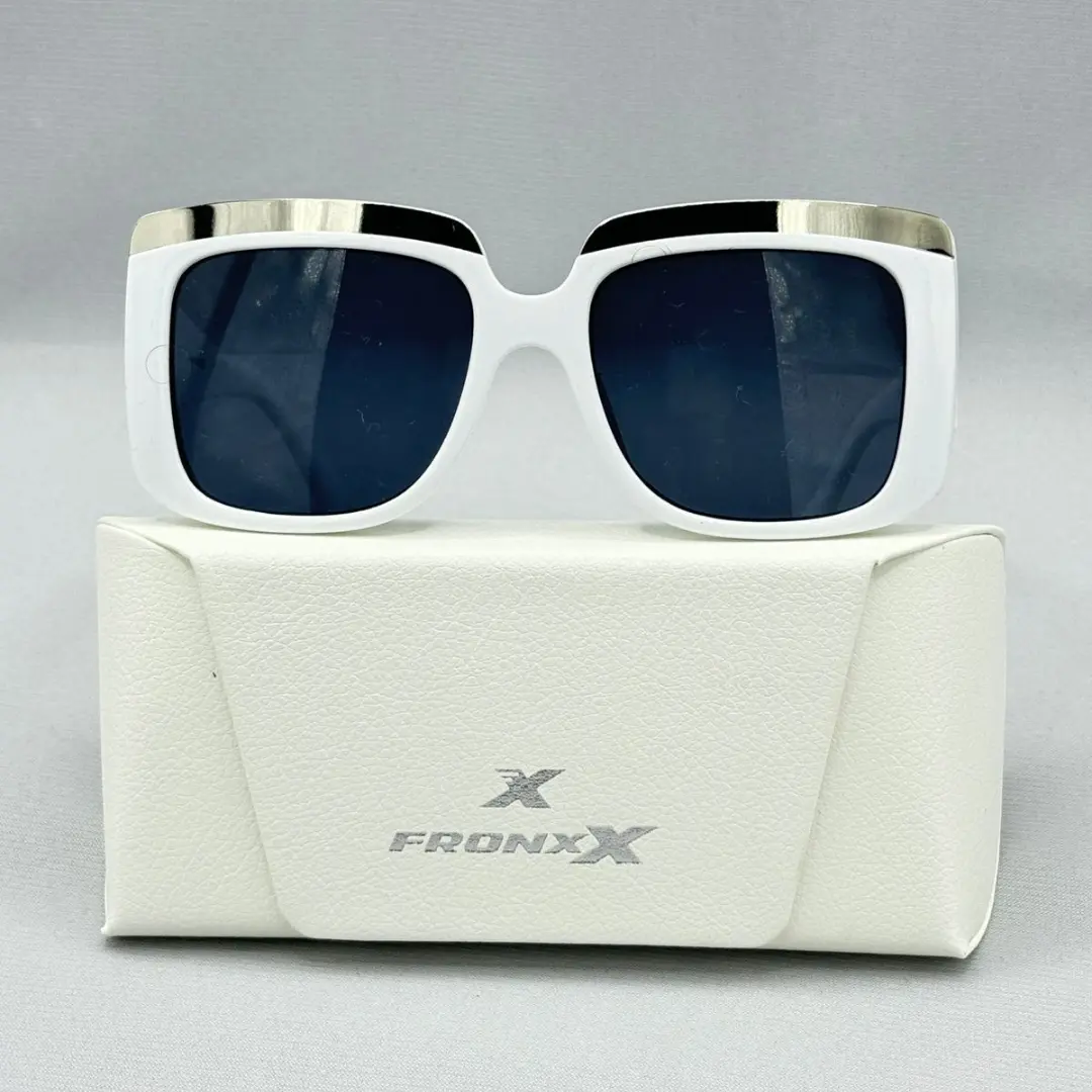 Fronxx Oversized White Sunglasses - Model: F-5