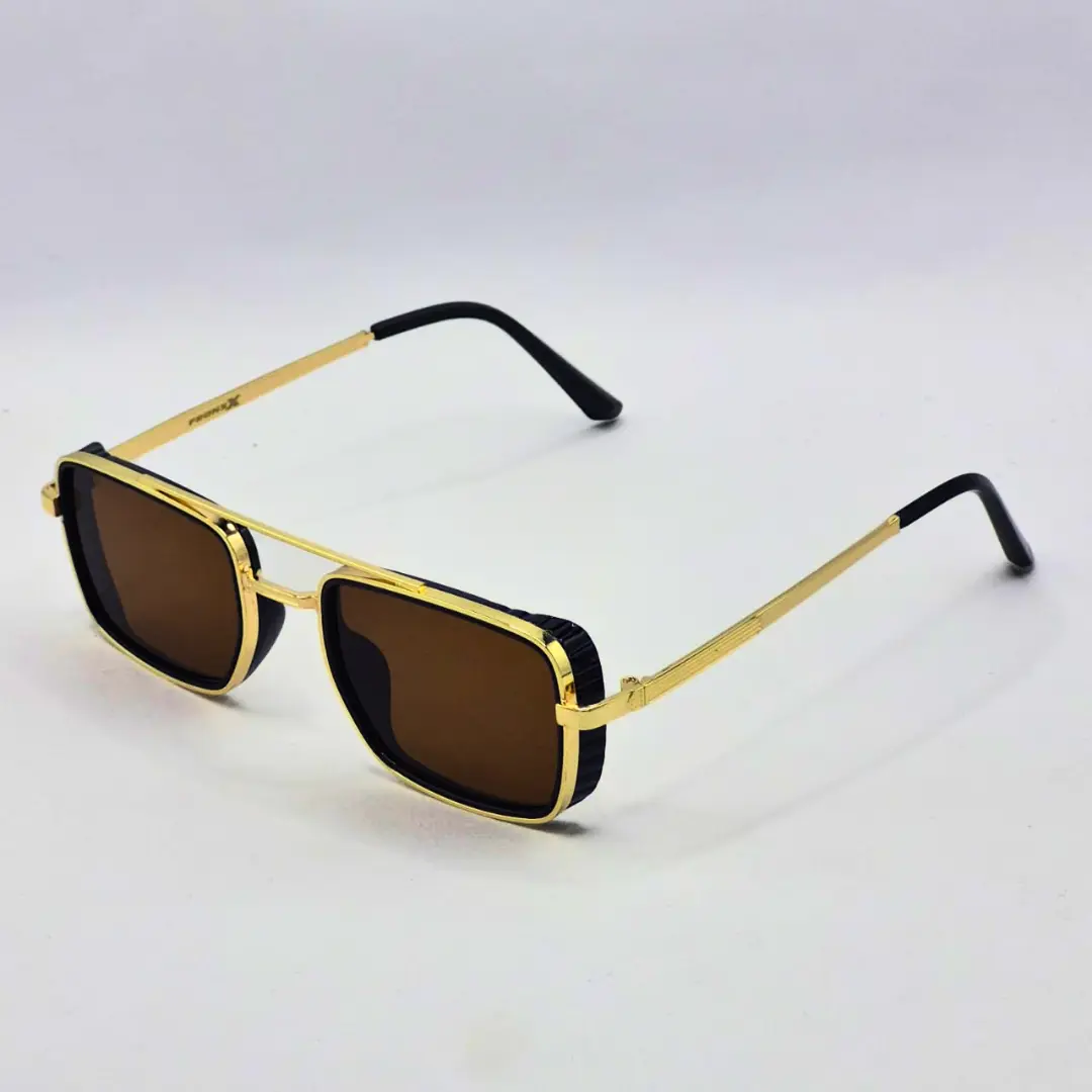 Fronxx Rectangle  Coffee Brown Sunglasses - Model: A-4