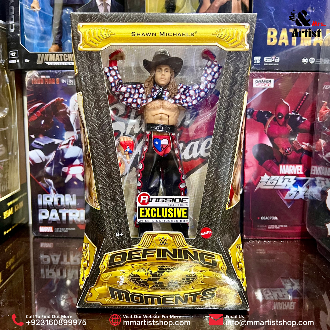 [In Stock] Shawn Michaels (Texas Hearts) - WWE Defining Moments Ringside Exclusive