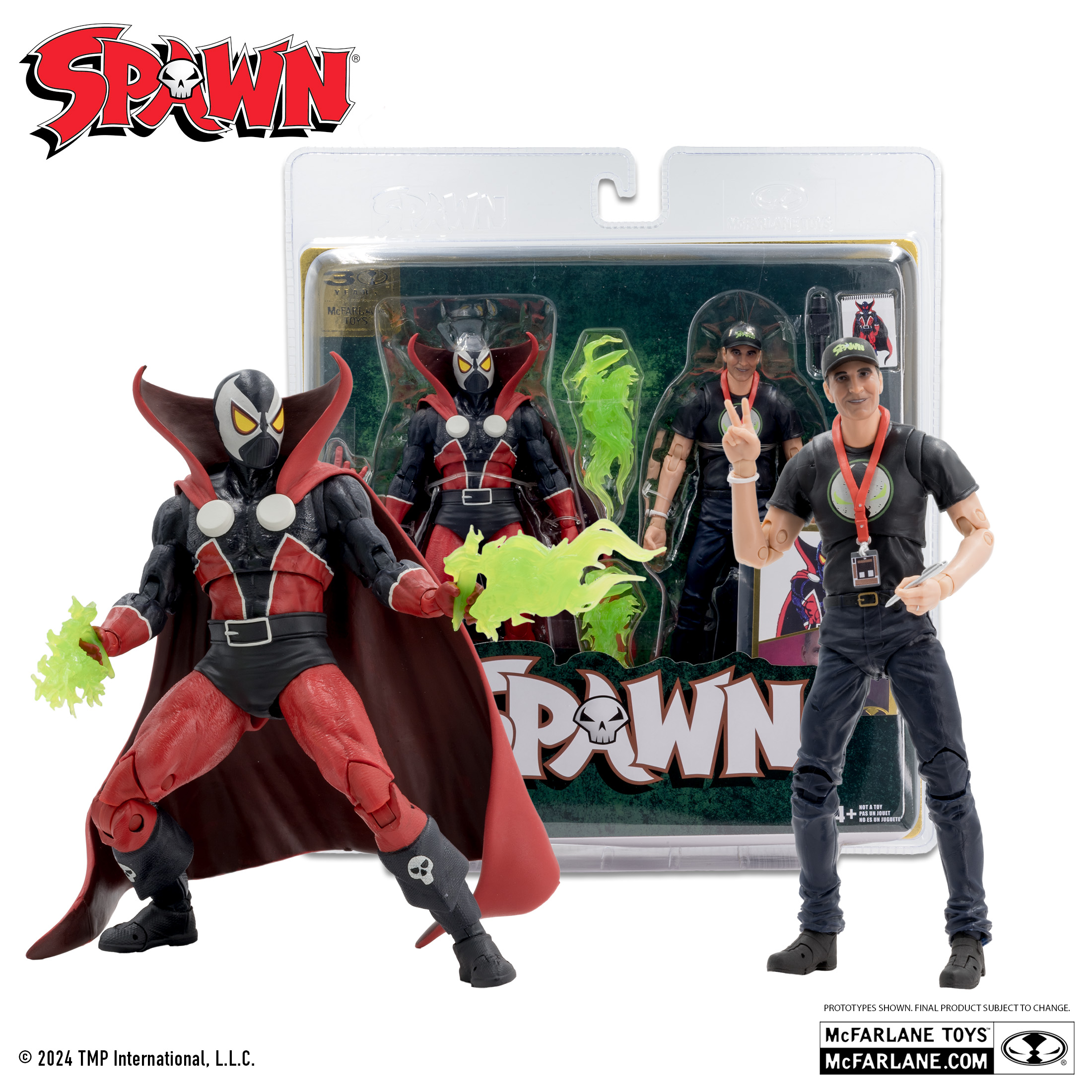 [In Stock] Spawn & Todd McFarlane 2-PK (30 YEARS)