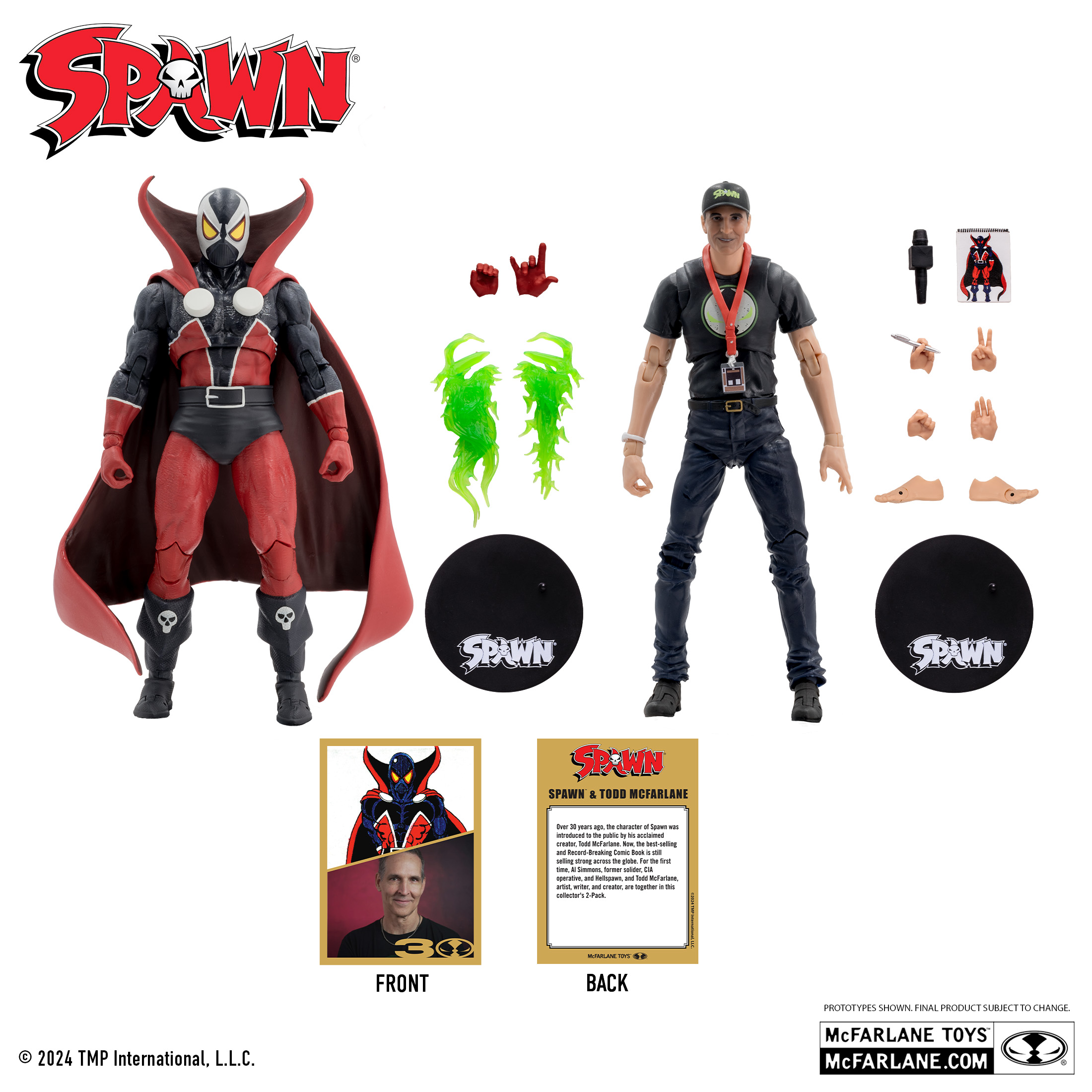 [In Stock] Spawn & Todd McFarlane 2-PK (30 YEARS)