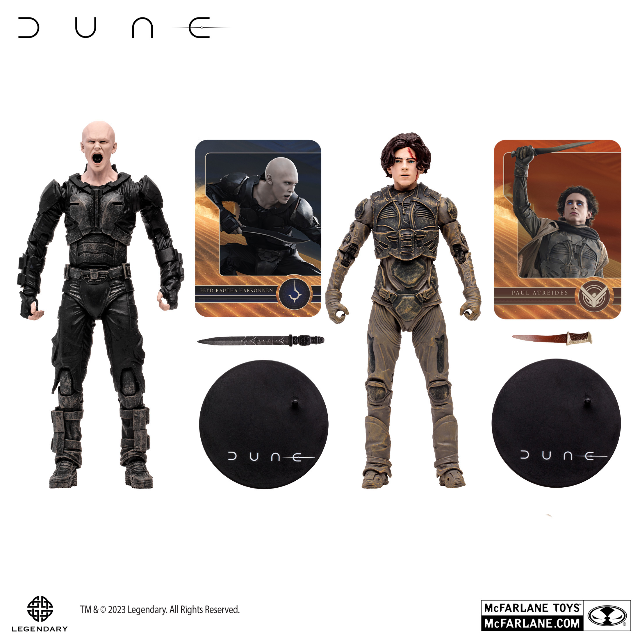 [In Stock] Paul Atreides & Feyd-Rautha Harkonnen 2PK (DUNE: PART TWO)