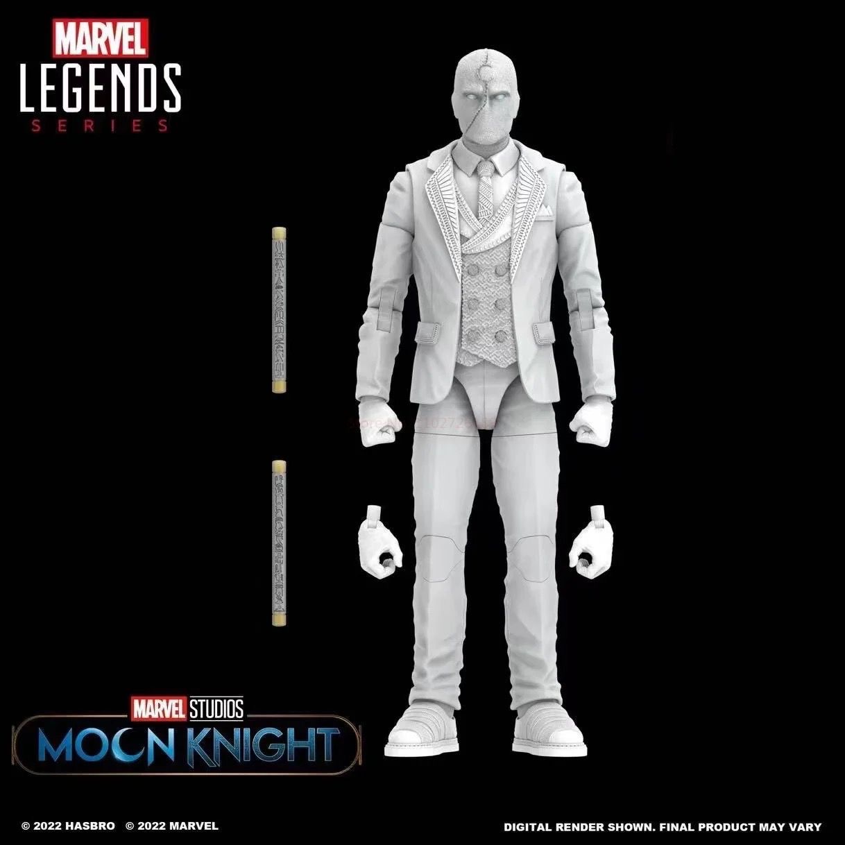 [In Stock] Moon Knight: Mr. Knight - 2022 Wave 1 Marvel Legends Series Disney Plus Action Figure