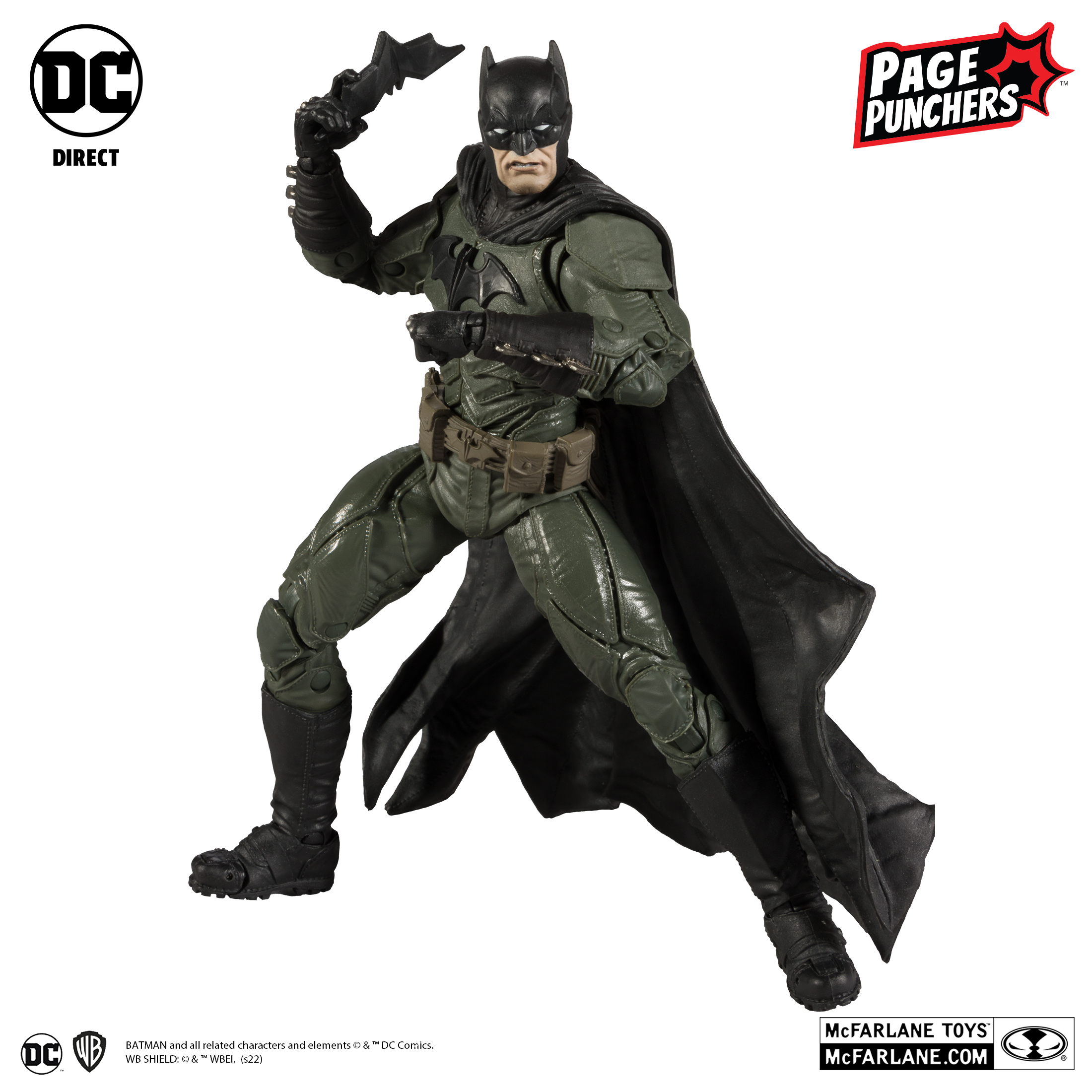 [Pre-Owned] Batman 7″ Figure With Black Adam Comic (PAGE PUNCHERS)