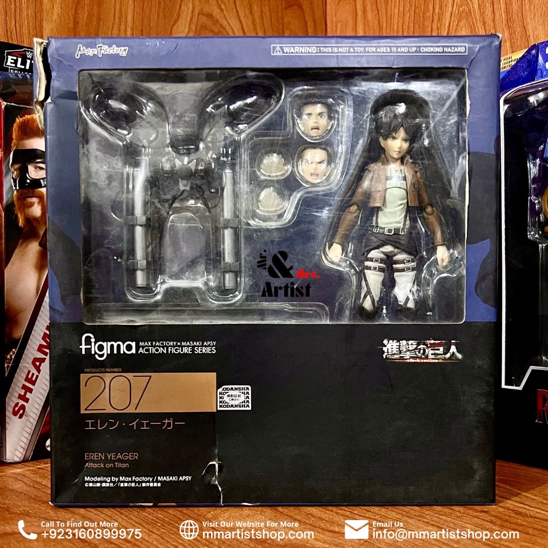 [In Stock] Attack on Titan figma No.207 Eren Yeager