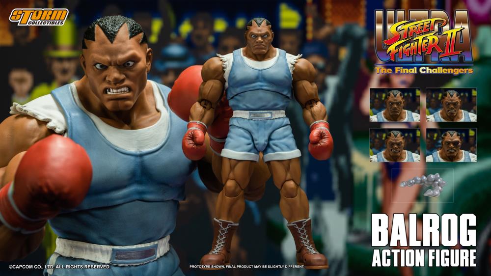 [On Order] Ultra Street Fighter II: The Final Challengers Balrog 1/12 Scale Action Figure