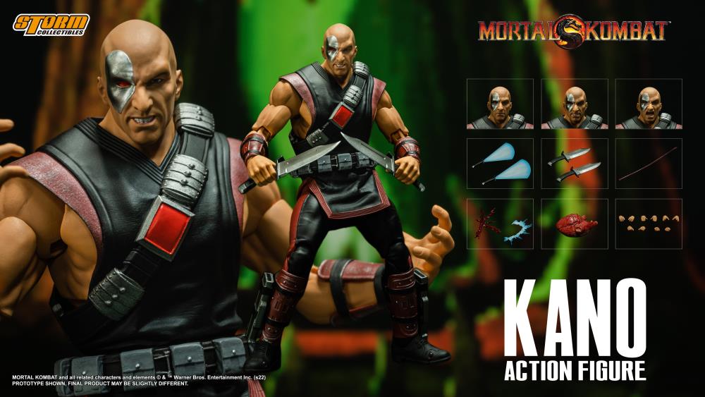 [On Order] Mortal Kombat VS Series Kano 1/12 Scale Action Figure