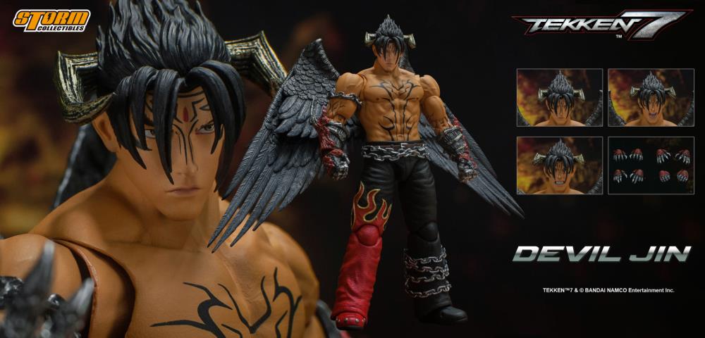 [On Order] Tekken 7 Devil Jin 1/12 Scale Action Figure