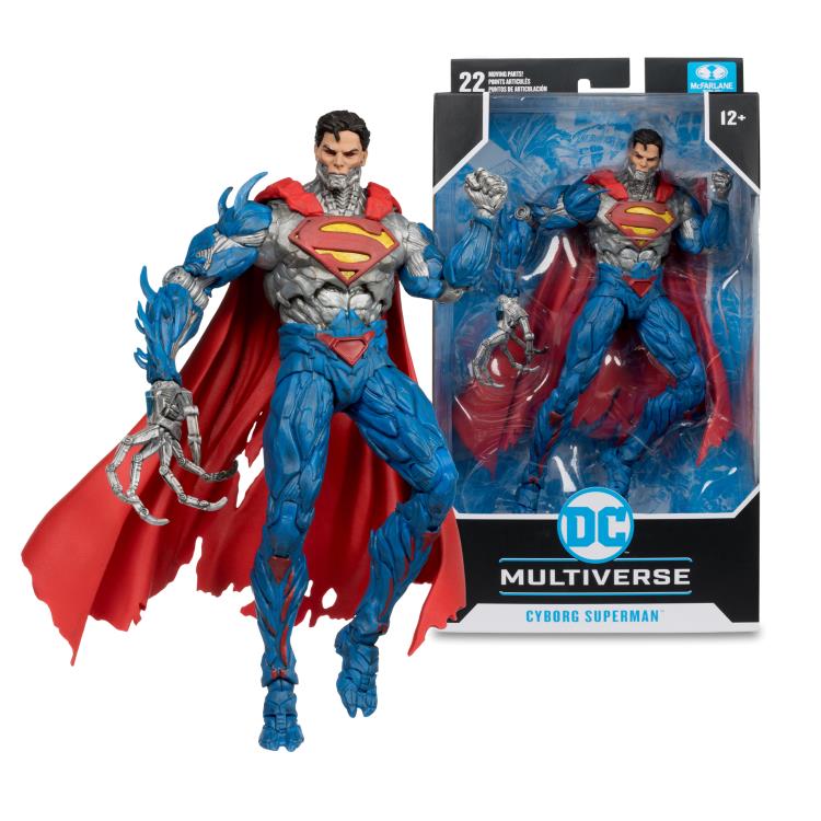 [In Stock] The New 52 DC Multiverse Cyborg Superman Action Figure