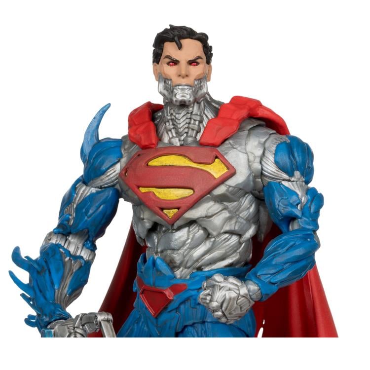 [In Stock] The New 52 DC Multiverse Cyborg Superman Action Figure