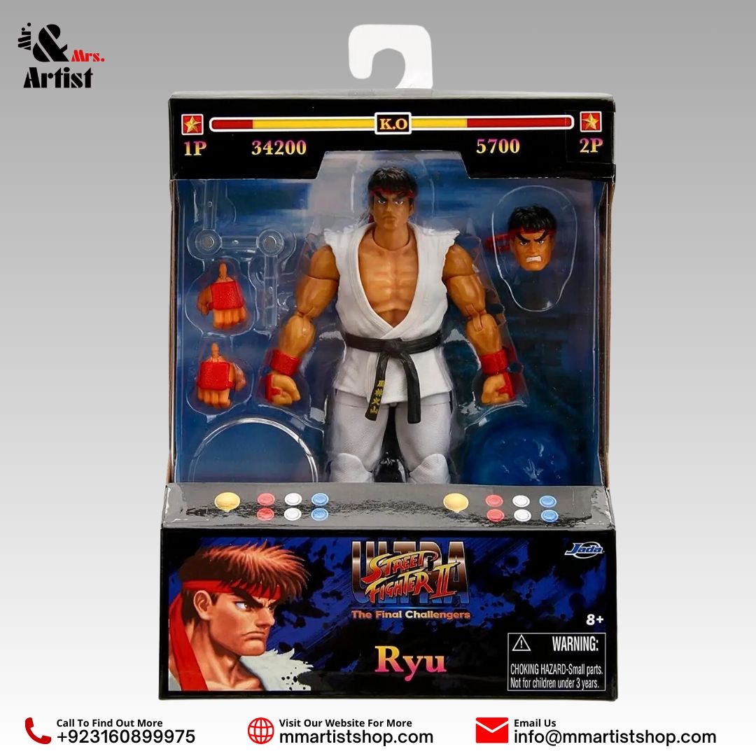 [In Stock] Ultra Street Fighter II: The Final Challengers Ryu 1/12 Scale Action Figure