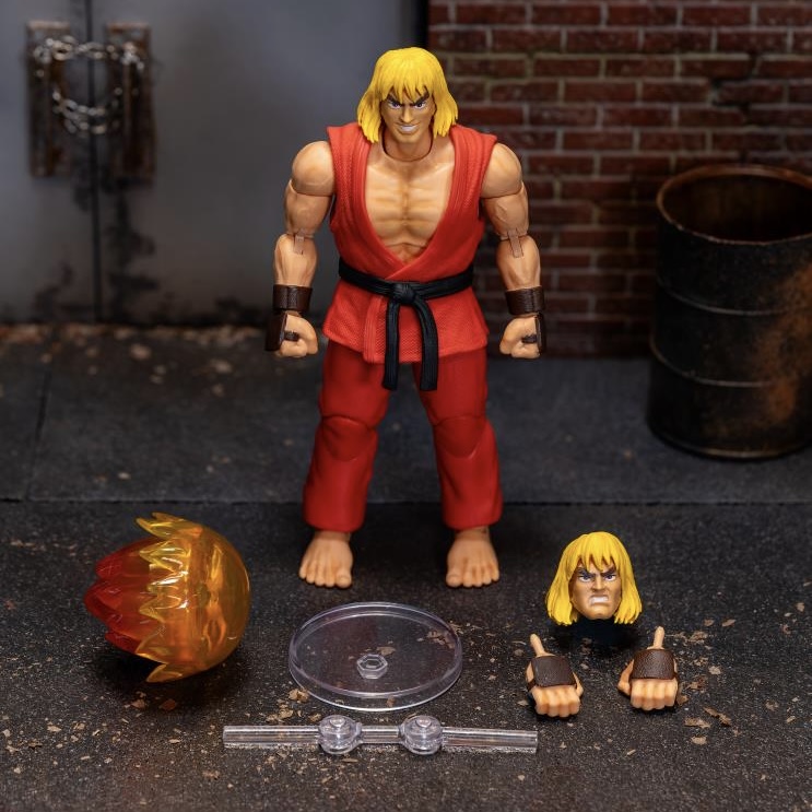 [In Stock] Ultra Street Fighter II Ken 1/12 Scale Action Figure