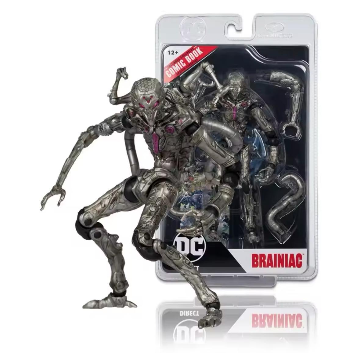 [In Stock] Superman: Ghosts of Krypton Page Punchers Brainiac 7" Figure with Comic