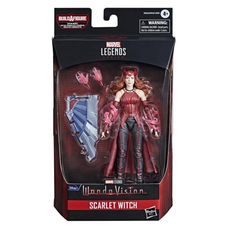 [In Stock] WandaVision Marvel Legends Scarlet Witch (Captain America Flight Gear BAF)