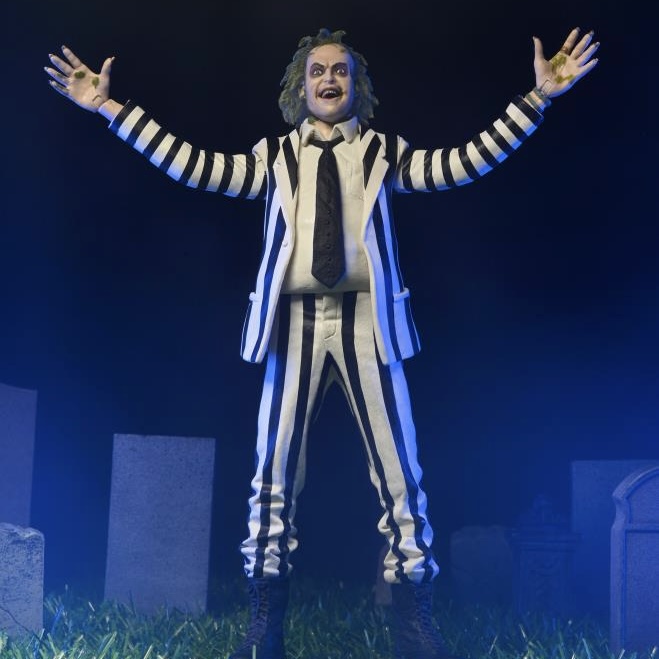[On Order] Beetlejuice (Black and White Suit) Action Figure