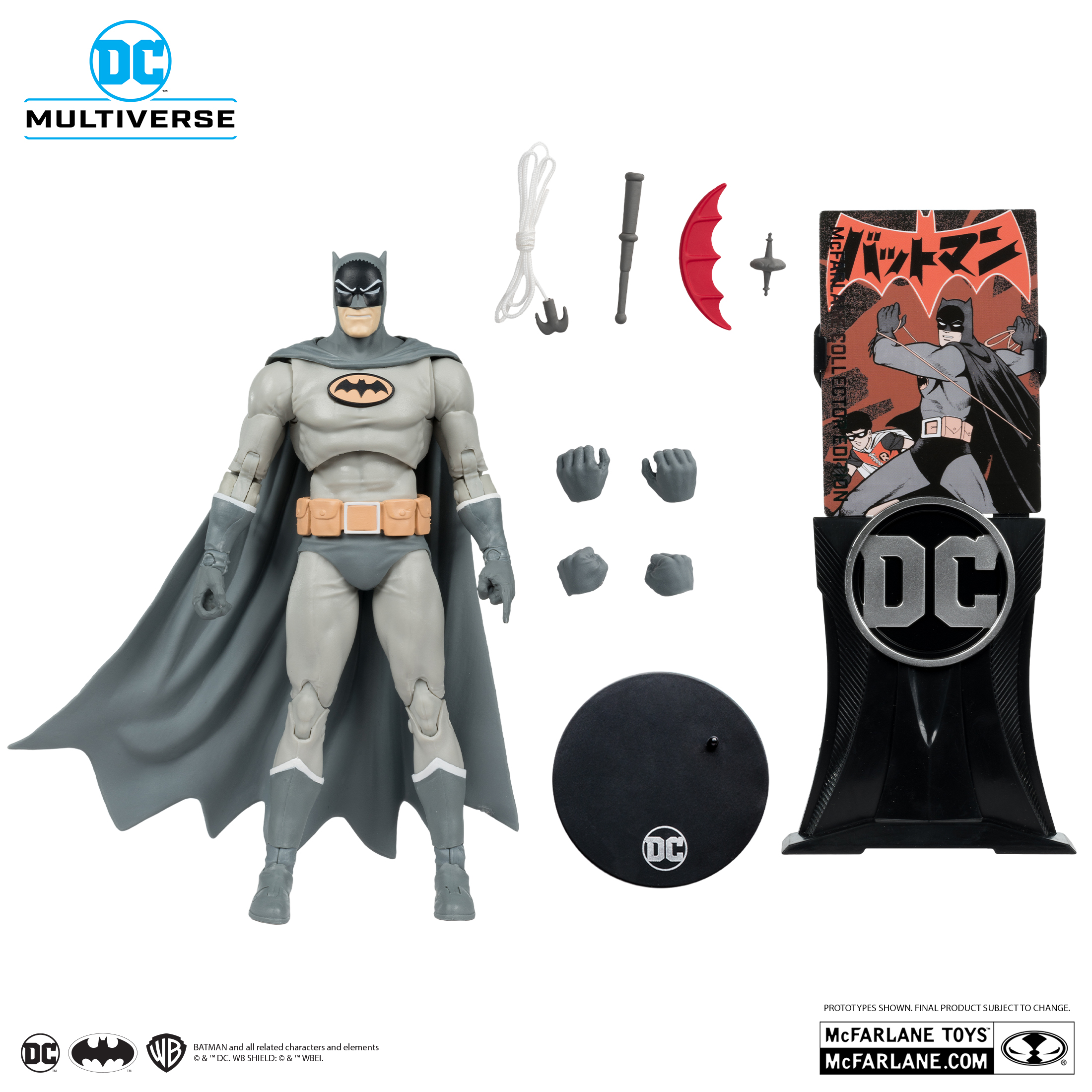 [In Stock] Bat-Manga DC Multiverse Collector Edition Batman Action Figure