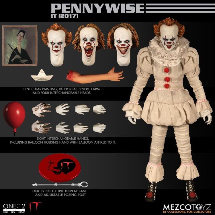 [In Stock] IT (2017) One:12 Collective Pennywise