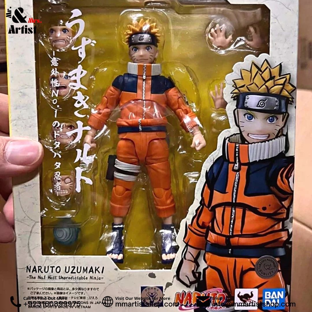 [In Stock] Naruto S.H.Figuarts Naruto Uzumaki (The No.1 Most Unpredictable Ninja) Action Figure