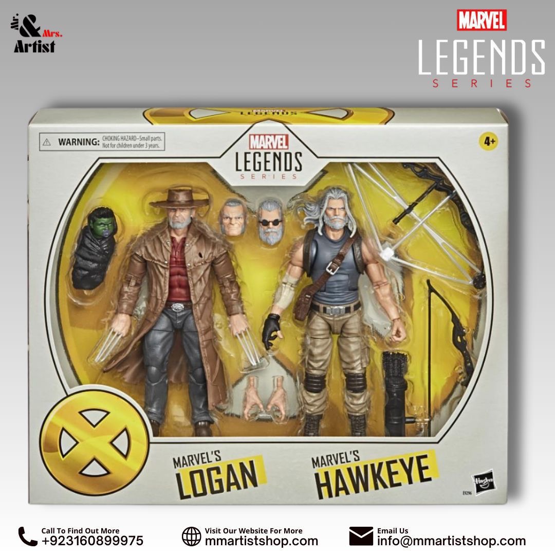 [On Order] X-Men 20th Anniversary Marvel Legends Old Man Logan & Hawkeye Action Figure Two-Pack