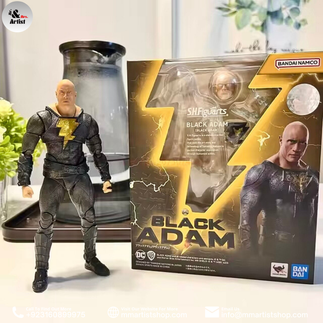 [In Stock] Black Adam S.H.Figuarts Black Adam Action Figure