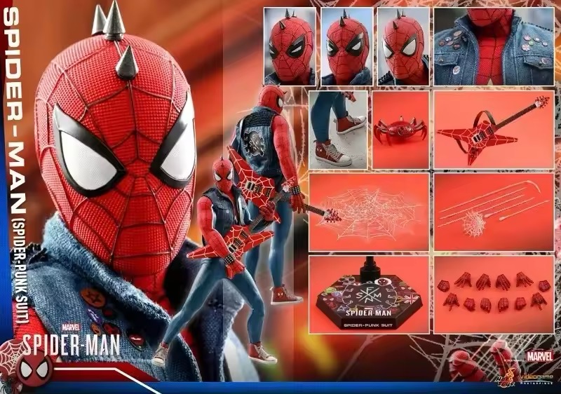 [On Order] Marvel's Spider-Man VGM32 Spider-Man (Spider-Punk Suit) 1/6 Scale Collectible Figure