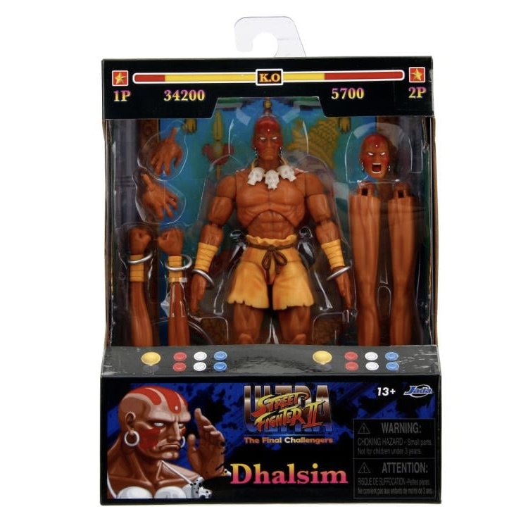 [In Stock] Ultra Street Fighter II: The Final Challengers Dhalsim 1/12 Scale Action Figure