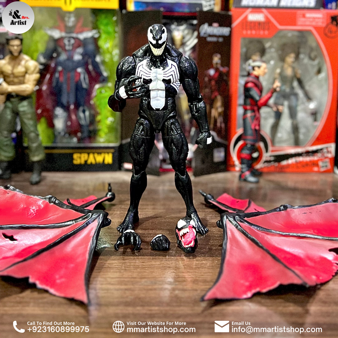 [In Stock] King in Black Marvel Legends Marvel's Knull & Venom Action Figure Two-Pack