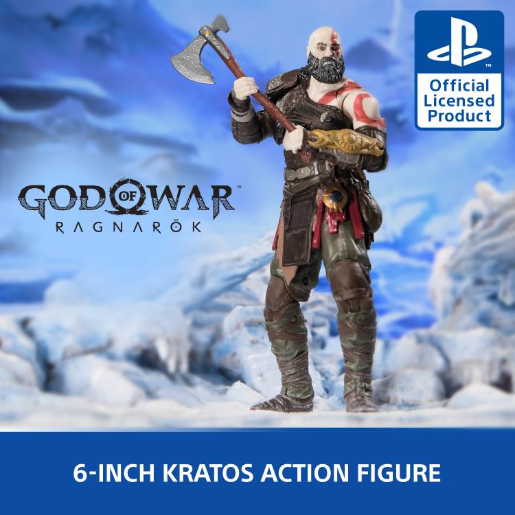[In Stock] God of War Ragnarok The Shapes Collection Kratos 6" Action Figure