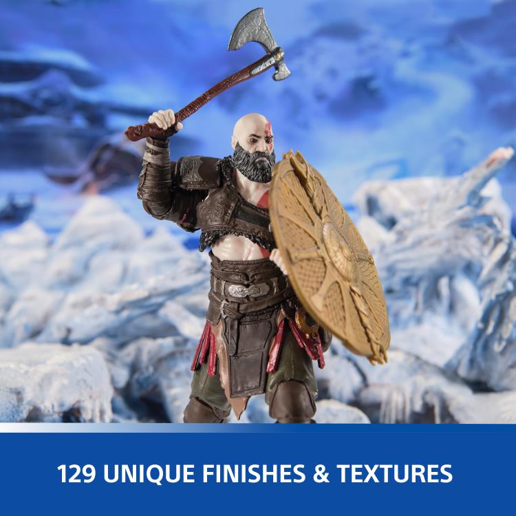 [In Stock] God of War Ragnarok The Shapes Collection Kratos 6" Action Figure